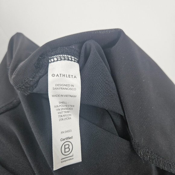 Athleta Pants Black Altitude Relaxed Mid Rise Lightweight Stretch Joggers Size 6 - Picture 5 of 7